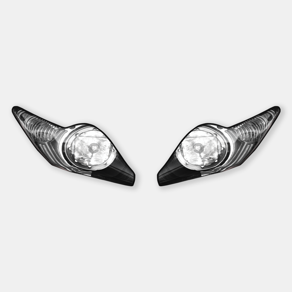 WSBK style headligt decals (stickers) Triumph Daytona 675
