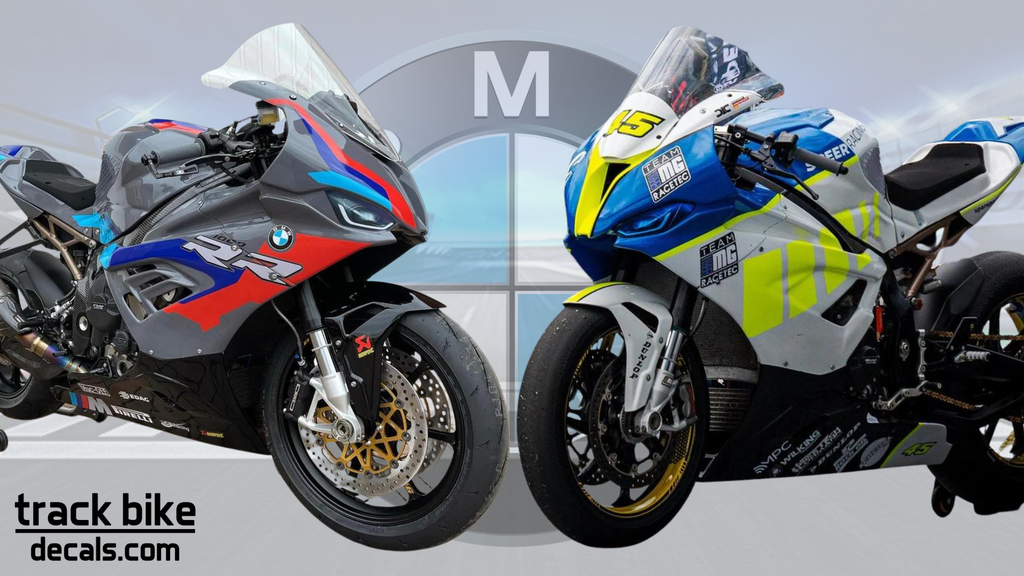 Choose your colour of the headlight decals for the BMW S1000RR!