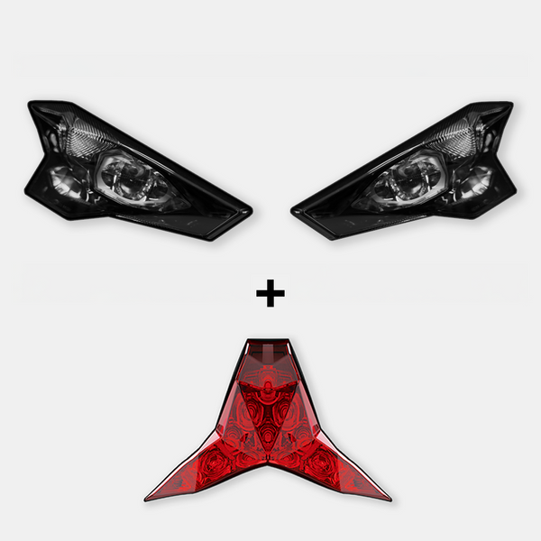 Kawasaki ZX-6R 636 Ninja 2025 SBK - WSBK style headlight decals WSBK style headlight decalsWSBK style headlight decals